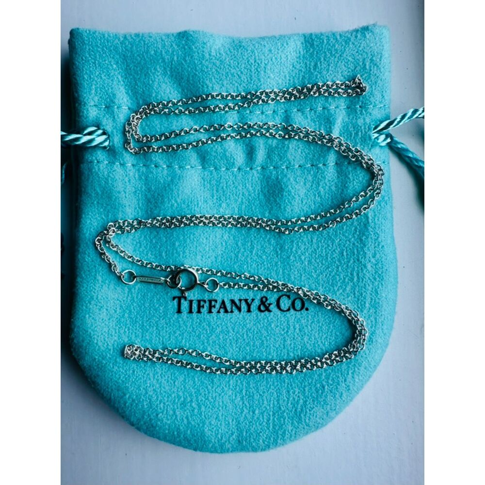 Tiffany & Co. THICK 1.8mm 24 inch Chain in Silver for Charm Pendant
